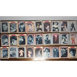 Donruss 1978 Elvis Set Cards Elvis Facts Vintage